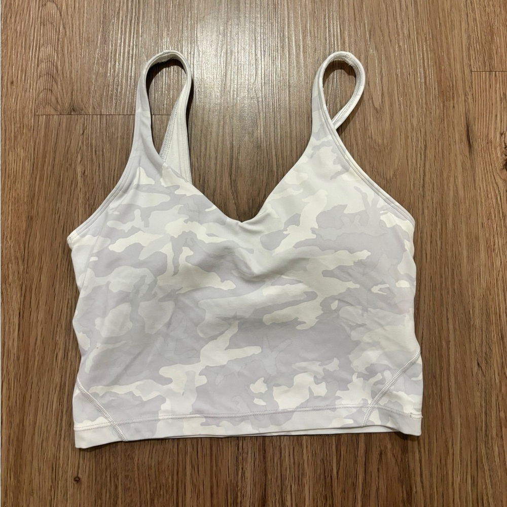 Lululemon Align Tank White Camo